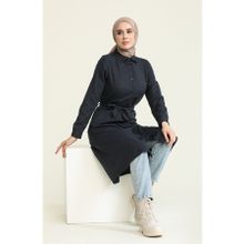 Sefamerve 6544-07 Lacivert Kadın Tunik