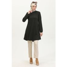 Sefamerve 8722-01 Siyah Kadın Tunik