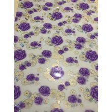 Şeffaf Desenli 80 cm X 120 cm 1.7 mm Kalın Pvc Kaymaz Masa Örtüsü
