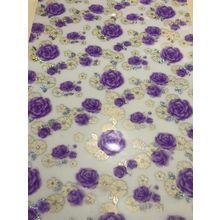 Şeffaf Desenli 80 cm X 150 cm 1.7 mm Kalın Pvc Kaymaz Masa Örtüsü
