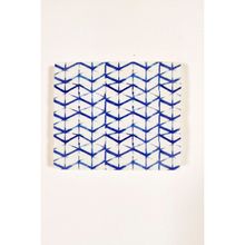 Şeker Portakalım Tekli 10 x 10 cm Beyaz - Mavi Dekoratif Figürlü Doğal Gider Taşı Kapağı Banyo Süsü