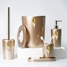 Selim Leaf Vizon Altın Banyo Seti