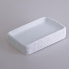 Selim Linen Beyaz Katı Sabunluk