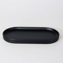 Selim Victoria Küçük Siyah Oval Tepsi