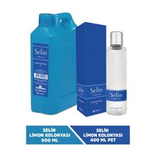 Selin 80 Derece 900 ml + 400 ml Pet Şişe Limon Kolonyası