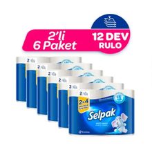 Selpak 12'li Dev Rulo Kağıt Havlu