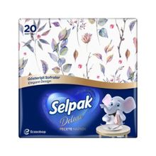 Selpak Deluxe 20'li Desenli Peçete