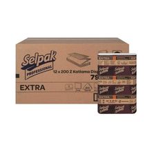 Selpak Extra Z Katlama 200 Adet Dispanser Havlu (5 adet)