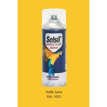 Selsil Trafik Sarı 400 ml Akrilik Bazlı Sprey Boya