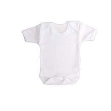 Sema Baby 0-3 Ay Beyaz Yarım Kol Body
