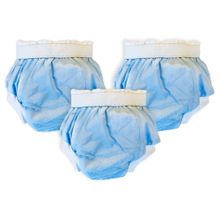 Sema Baby Lüks Mavi 10-15 kg 3'lü Alıştırma Külodu