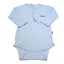 Sema Baby Mavi 0-6 Ay Uzun Kol Kaşkorse Body