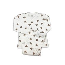 Sema Baby Mickey Mouse 0-3 Ay Ekru Bebek Pijama Takımı