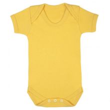 Sema Baby Yarım Kol Sarı Prematüre Çıtçıtlı Badi Penye