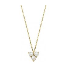 Sembol Gold 0.5 cm İncili Cemre 14 Ayar Altın Kolye