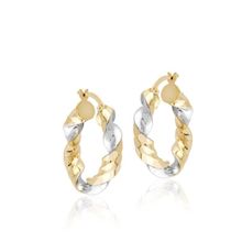 Sembol Gold 14 Ayar 2,5 cm Burma Altın Halka Küpe