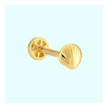 Sembol Gold 14 Ayar Altın İstiridye Tragus Piercing