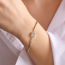 Sembol Gold 14 Ayar Balık Sırtı Altın Baget Bileklik