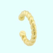 Sembol Gold 14 Ayar Earcuff Burgu Altın Kıkırdak Küpe