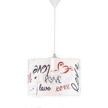 Şenay Aydınlatma Sarkıt Beyaz Love Silindir PVC Avize