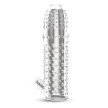 Sens Erotik Shop Şeffaf Renkte Dayanıklı, Esnek Medikal Silikon, Kabartmalı ve Tırtıklı, Uyarıcı Penis Kılıfı A Tipi - Her Boya Uygun, Silikon Prezervatif, Kondom, Cock Sleeve Sex Toys