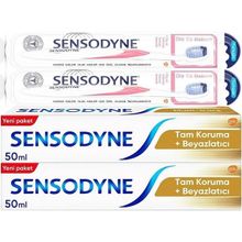 Sensodyne Diş Eti Bakımı Diş Fırçası + 2x50 ml Tam Koruma Diş Macunu