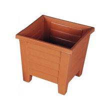 Şenyayla Kare Saksı 3,5 Lt.19 x 19 x 16 Cm - Kahverengi