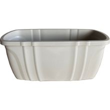 Şenyayla Opal Balkon Saksı (29x59x24,5 Cm) - Gri