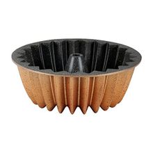 Serenk Fun Cooking Yıldız 26 cm Sarı Alüminyum Döküm Granit Kaplama Kek Kalıbı