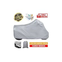 Sergül Honda Ps 150I Çantalı Miflonlu Premium 4 Mevsim Koruma Gri Motosiklet Brandası