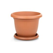 Serinova Villa Kahverengi 480x360 mm 35 litre Saksı