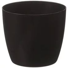 Serinova YK01 Siyah 11 cm 0.68 lt Yakut Saksı No:1 Drenaj Aparatı ile Birlikte