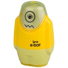 Serve E-Bot Sarı Kalemtraş-Silgi