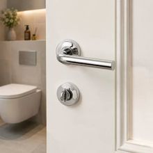 Sese 200-236R-02-18 Seda Rozetli WC Krom Kapı Kolu