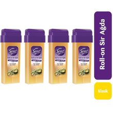 Sesu 4x100 ml Normal Ciltler Natürel Rollon Sir Ağda