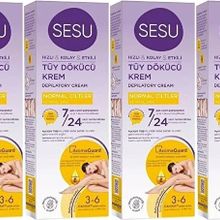 Sesu 4x100 ml Normal Ciltler Tüy Dökücü Krem
