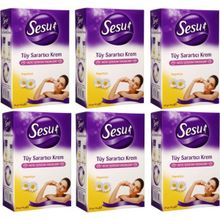 Sesu 6 Adet 35+18 gr Tüy Sarartıcı Krem