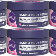 Sesu Hand & Body Peeling 6x250 ml Vücut Peelingi