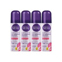 Sesu Hassas Ciltler 4x150 ml Tüy Dökücü Köpük Sprey