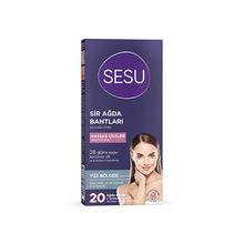 Sesu Hassas Ciltler 4x20'li Yüz Sir Ağda Bandı