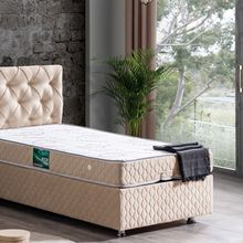 Setay Mobilya 160x200 cm Bej Vita Baza Başlık ve Comfort Yatak Seti