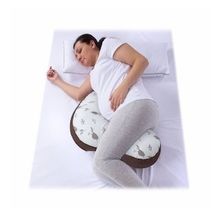 Sevi Bebe ART-580 Kuş Desenli Ekru Hamile Destek ve Emzirme Minderi