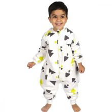 Sevi Bebe Organik Müslin 2 Yaş Üçgen Desen Uyku Tulumu