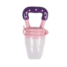 Sevi Bebe Pembe Silikon Meyve Emziği Ve Diş Kaşıyıcı