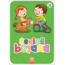 Sevimli Boyama Yeşil-Altın Yayınları