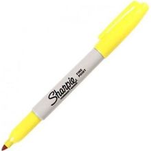 Sharpıe 1836460 Fine Sarı Markör Kalem