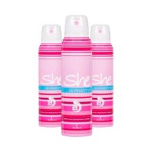 She Is Pretty 3x150 ml Kadın Deodorant