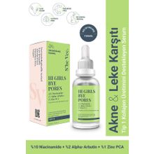 S'he Vec Hi Girls Bye Pores 30 ml Gözenek Sıkılaştırıcı ve Leke Karşıtı Yüz Serumu