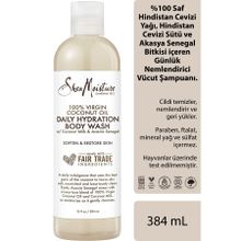 Shea Moisture %100 Saf Hindistan Cevizi Yağlı Günlük Nemlendirici 384 ml Vücut Şampuanı