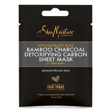 Shea Moisture Afrika Siyah Sabunu ve Bambu Kömürü Detoks 28 gr Akne Kurutucu Losyon